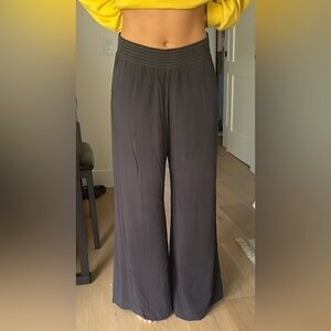 Michael Stars Gray Wide Leg Pants Sophisticated Design